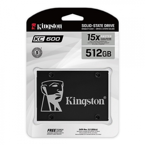 Ổ cứng SSD Kingston 512GB  Sata (SKC600/512G)